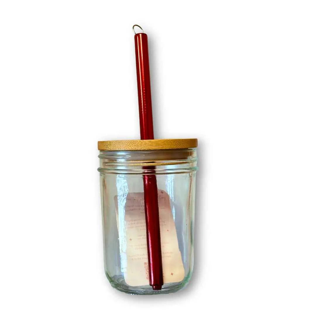Roasted By Mom Reusable Boba Jar