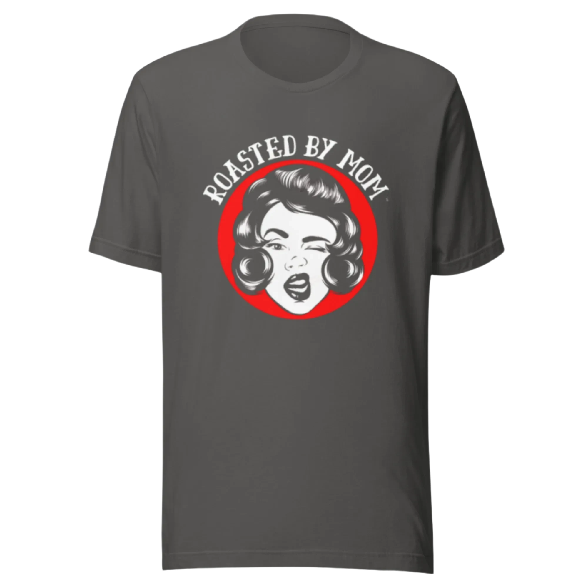 Roasted By Mom Logo Unisex t-shirt